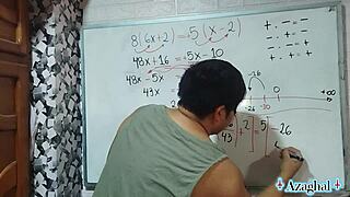 Nerdy student solves teacher's erotic bedroom equation