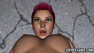 redhead lesbian babe moans as wet pussy gets licked deep