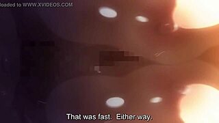 Big tits anime hangout turns steamy hentai tease