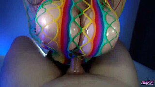 check out lilykoti's non-stop cock milking with her huge oiled tits in this crazy pov compilation