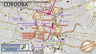 argentina cordoba street maps reveal massage parlours and freelance prostitutes