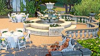 naughty celebrity sim gets outdoor fun in she aint mine preview