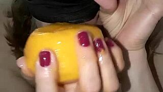 that hungry slut prostitute shoved whole manga in her asshole till covered