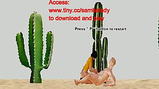 samba lady shakes ass in new 2024 hentai game stage sex play