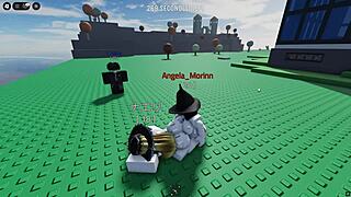 witch futa pounds girl hard in roblox hentai game