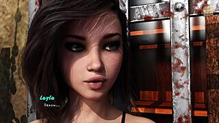 Hot Brunette Teen's Massive Tits Ass While I Tutor Her Deep?!