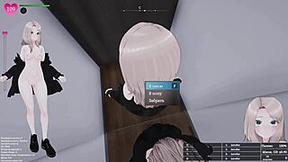 EXHIBITIONIST CUTIE SQUIRTS PUBLICALLY IN SEXY OUTFIT HENTAI!