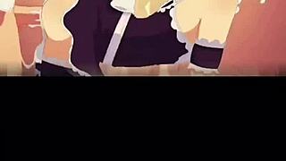 the hentai show unfolds with steamy blowjobs boobs and gay oral action