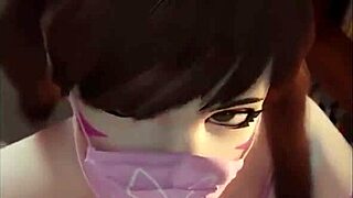 Overwatch D.Va Metronome Jerk Off Challenge Game Tease