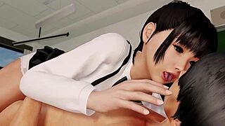dig this sexy japanese schoolgirl's cute ponytail blowjob in 3d hentai?