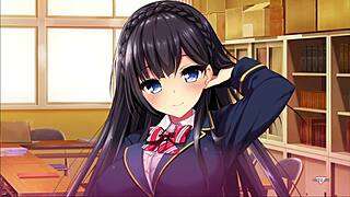 Chikage Route Ends with Monster Cock Creampie Facial Squirting!