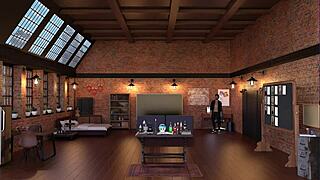 Kink maker 5 spencer unloads thick cum load covering paige's eager face completely in 3d anime game