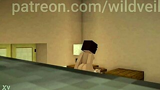 lucy and chad going rough again pt2 😈 minecraft couple fucks hard 💦