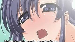 First time pussy sucking turns into uncensored hentai licking frenzy