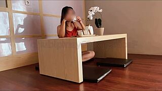 Japanese Fan Roughly Facefucks Lucky Swollen-Tit MILF Teacher Slave