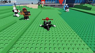 witch futa pounds girl hard in roblox hentai game