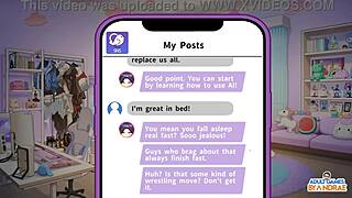 Wife's maid roleplay tempts master in cosplay game