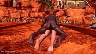 slave girl anal fucked doggystyle cowgirl creampie by huge cock village guard