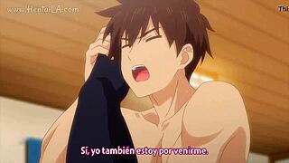 hentai overflow spills over with full caps sub español narration unfolding
