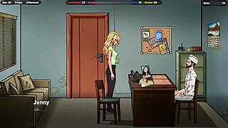 blonde college slut in fetish locator obsesses over cock craving bukkake creampie squirt