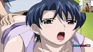 Perché la matrigna è gelosa guardando la figliastra cavalcare il cazzo del figliastro in hentai tabù?