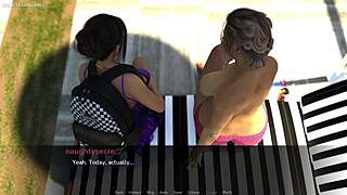 Morriganrae's futa girl faces milf seduction with those eruption-ready massive boobs