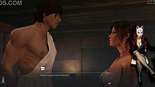 lara croft's legs in stockings get erotic massage treatment ep 9 😏👠