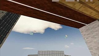 FUCKING THIS MILF'S JUICY PUSSY TITS BOUNCING IN MINECRAFT JENNY MOD!