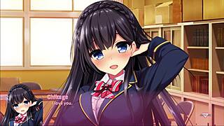 Chikage Route Ends with Monster Cock Creampie Facial Squirting!