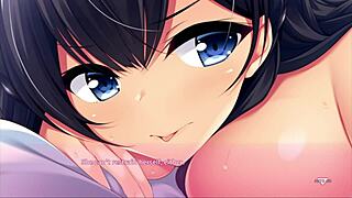 Chikage Route Ends with Monster Cock Creampie Facial Squirting!