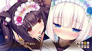 young maids unleash fierce group blowjobs nekopara vol 1 scene 3