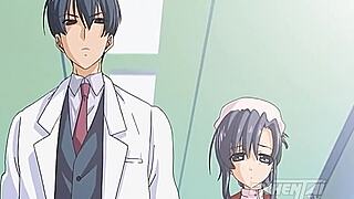 First time pussy sucking turns into uncensored hentai licking frenzy