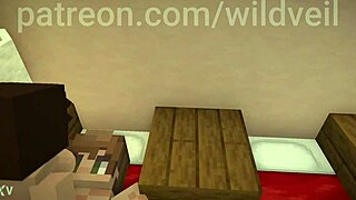 lucy and chad going rough again pt2 😈 minecraft couple fucks hard 💦