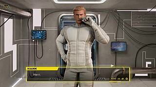 Android Girl Doggy Fucked Hard by Stray Owner's Cock