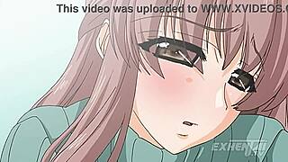 First time pussy sucking turns into uncensored hentai licking frenzy