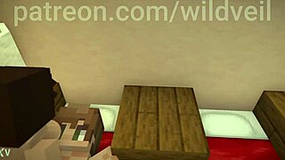 lucy and chad going rough again pt2 😈 minecraft couple fucks hard 💦