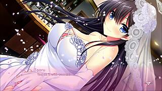 Chikage Route Ends with Monster Cock Creampie Facial Squirting!