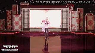 watching agassy seraphine sexy kpop dance in league of legends costume gets me so hard uncensored hentai mmd