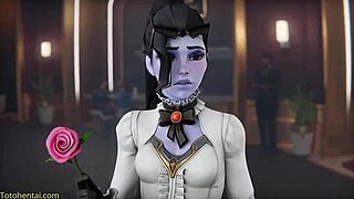 widowmaker plays with gang double penetration big black monster cocks anal assfucking moaning group interracial seven deadly sins