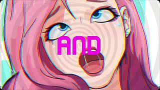 Adorable anime bunny tricks you into hot cum gooning conditioning hmv