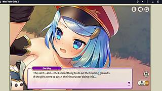 Mist Girl Trains Hard With Finchley In SS-Rank Outdoor Hentai Scene 1