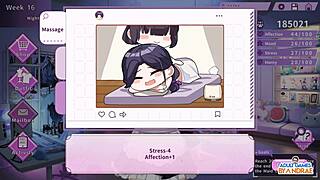 Wife's maid roleplay tempts master in cosplay game