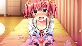 omg petite japanese anime girl rides big cock to creampie facial orgasm in homemade hentai! 😍🍆💦