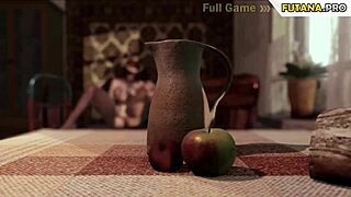 Dominant USSR Milf Shemale Pounds Teen Tranny Anal Creampie in Country Futanari 3D Animation