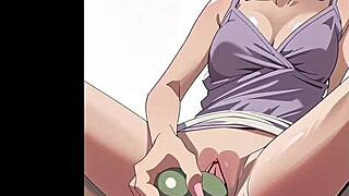 aww, this hentai girlfriend fingers herself so naughtily in solo homemade fun! 😉👉💕