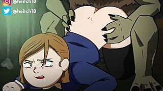 Nobara Gets Roughly Fucked By Massive Cursed Spirit Preview