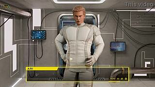 Android Girl Doggy Fucked Hard by Stray Owner's Cock