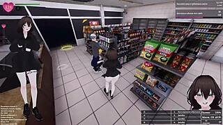 exhibitionist girl squirts uncontrollably in store public flash! 😱💦🔥 can't hold back