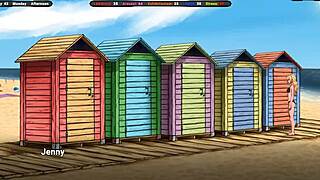 She tracked down that exhibitionist dude again dropped to her knees and boom face full of cum