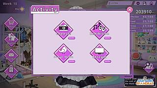 Wife's maid roleplay tempts master in cosplay game